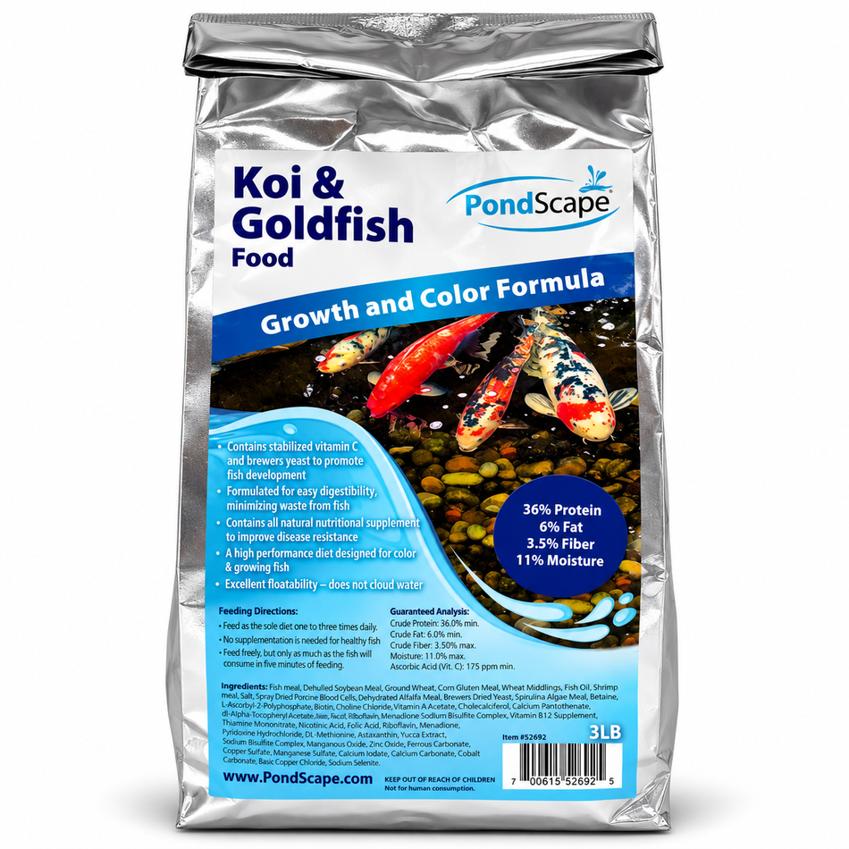 PondScape Growth & Color Koi and Goldfish Food