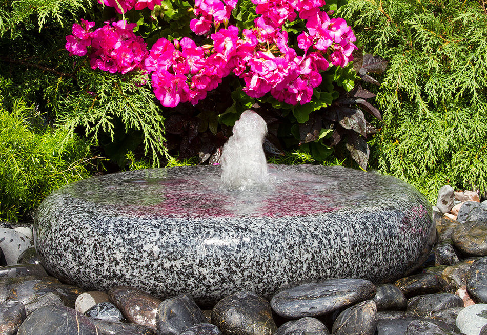 Blue Thumb Smooth Round Fountain