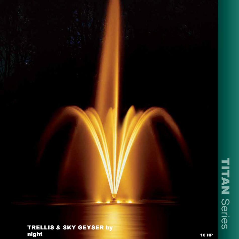 Aqua Control Titan Series 30HP Fountain