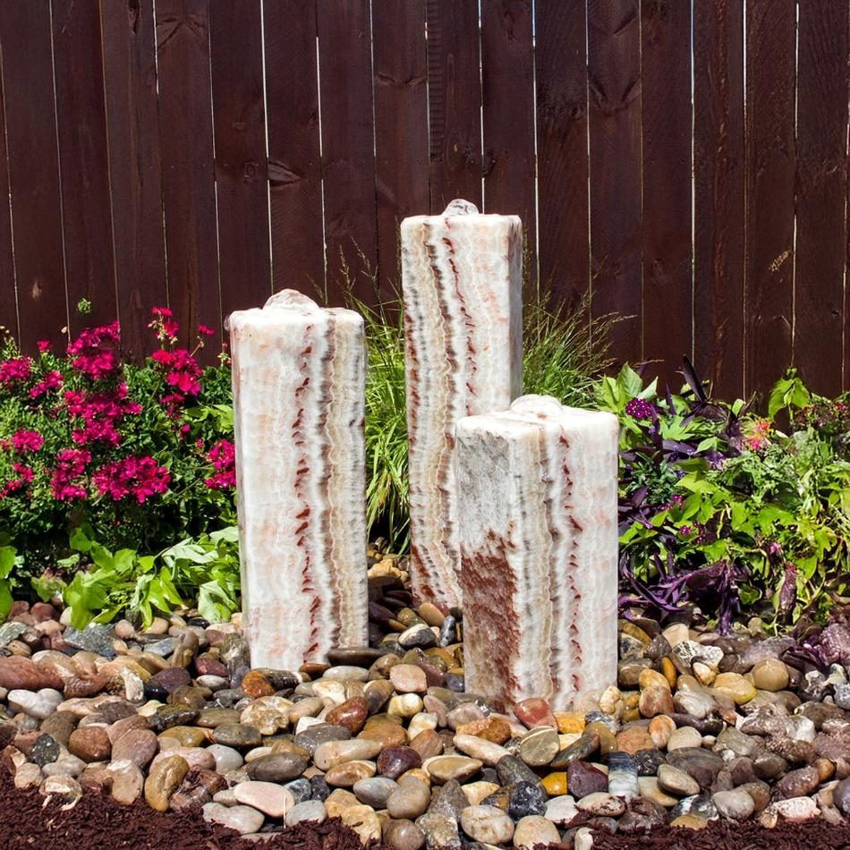 Blue Thumb Smooth Red Onyx Fountain