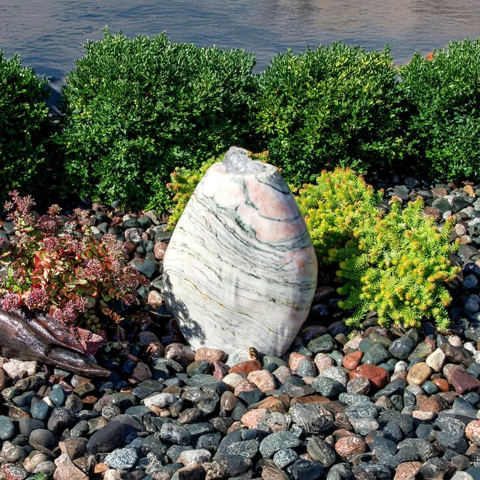 18" Pink Marble Almond Fountain Kit - Thumbnail 3