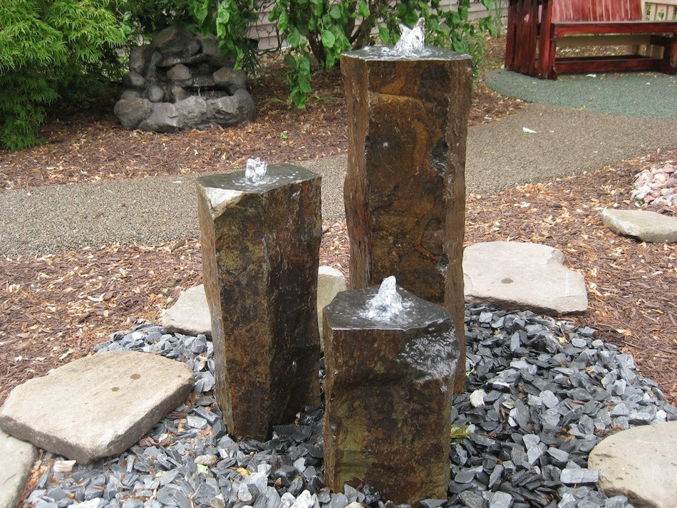 Easy Pro Tranquil Décor Real Basalt Three Pack Fountain or Kit