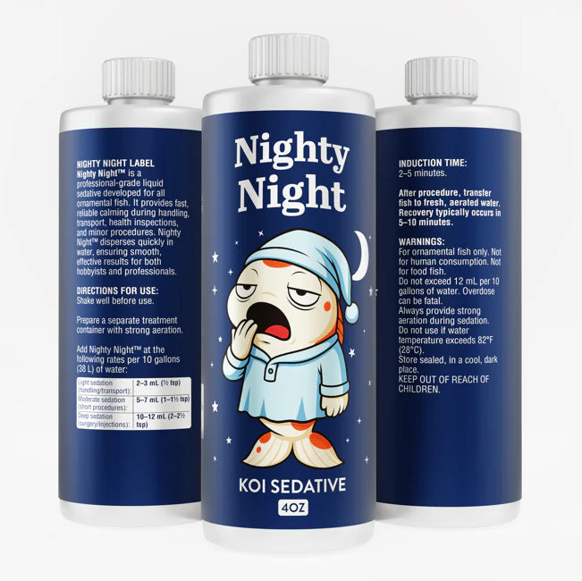 Krazy Koi Meds Nighty Night- Fish Sedative for Koi and Ornamental Fish
