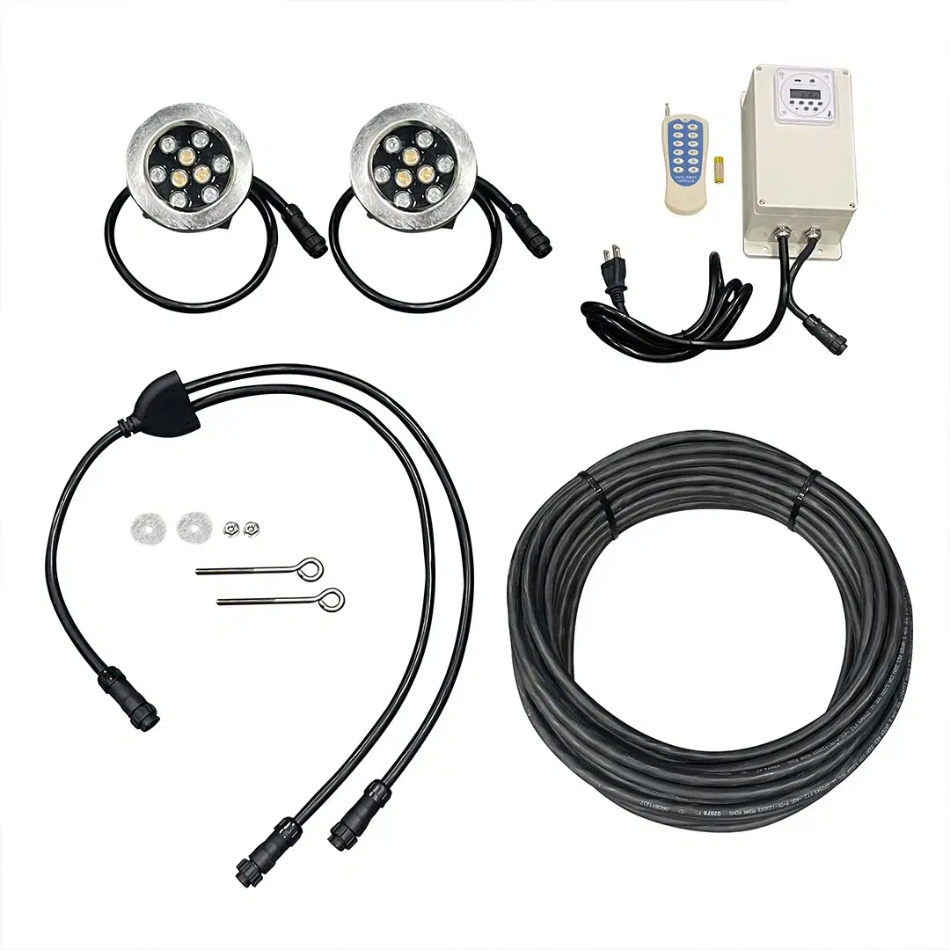 Outdoor Water Solutions Set of 2 RGB Lights 17w