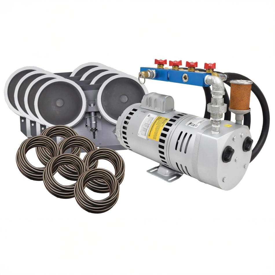 EasyPro Rotary Vane Pond Aeration System 1/4 HP Kit