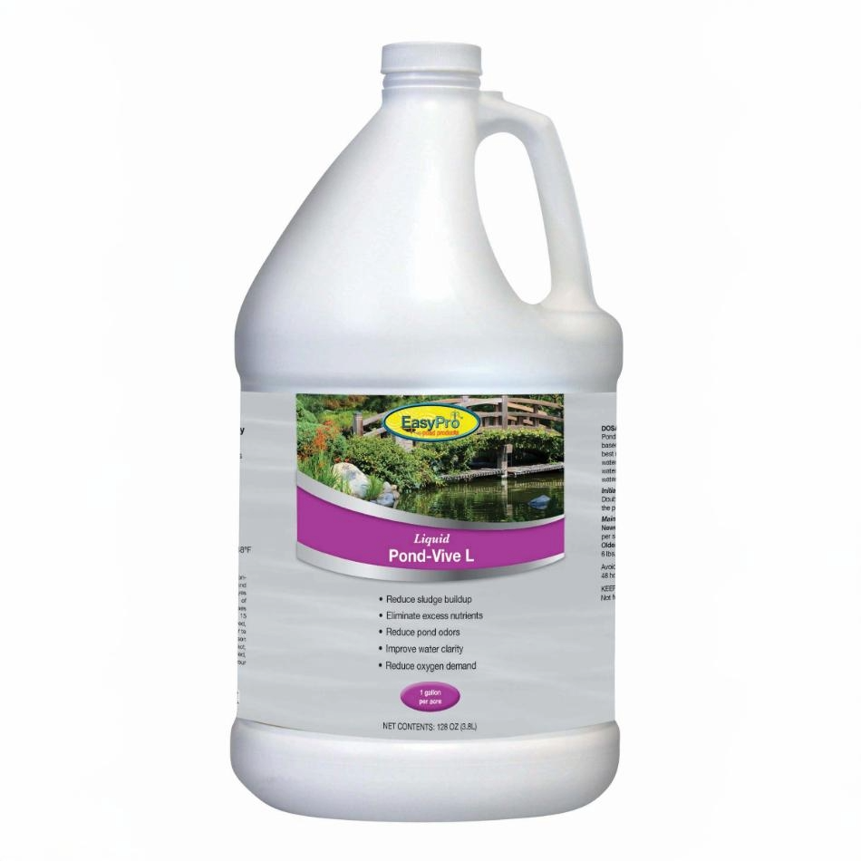 EasyPro Pond-Vive L - Liquid Lake & Pond Bacteria – 1 Gallon