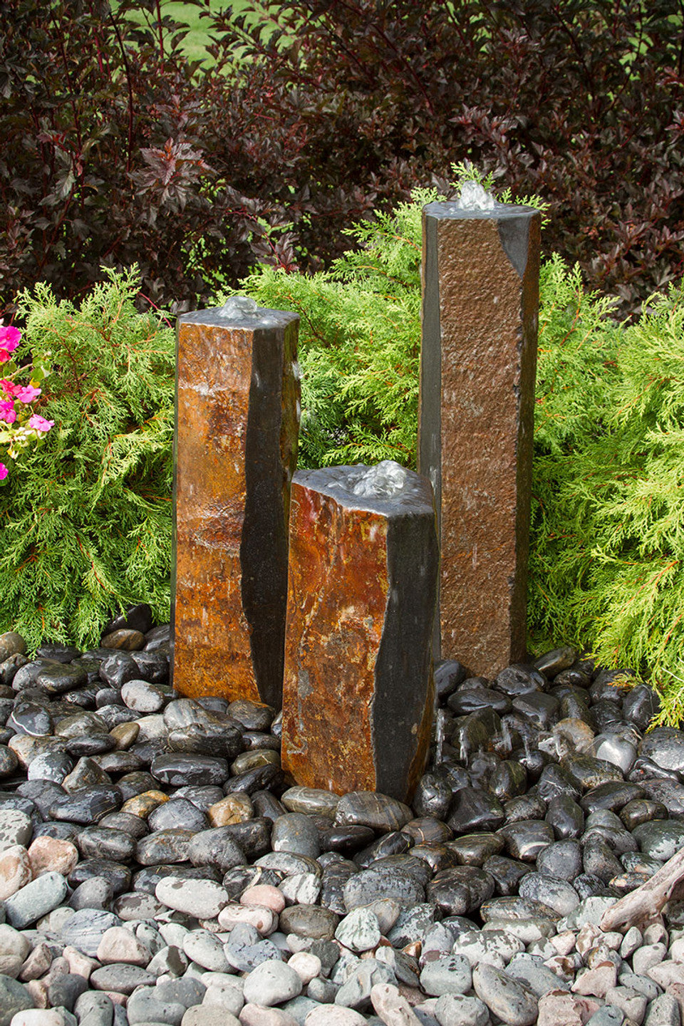 Thumb One Side Polished Basalt Fountain Kit - Thumbnail 5
