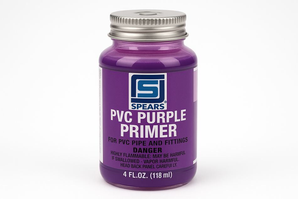 spears purple pvc primer 4 oz