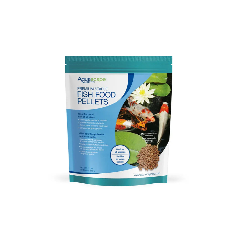 Aquascape Premium Staple Fish Food – Mixed Pellets