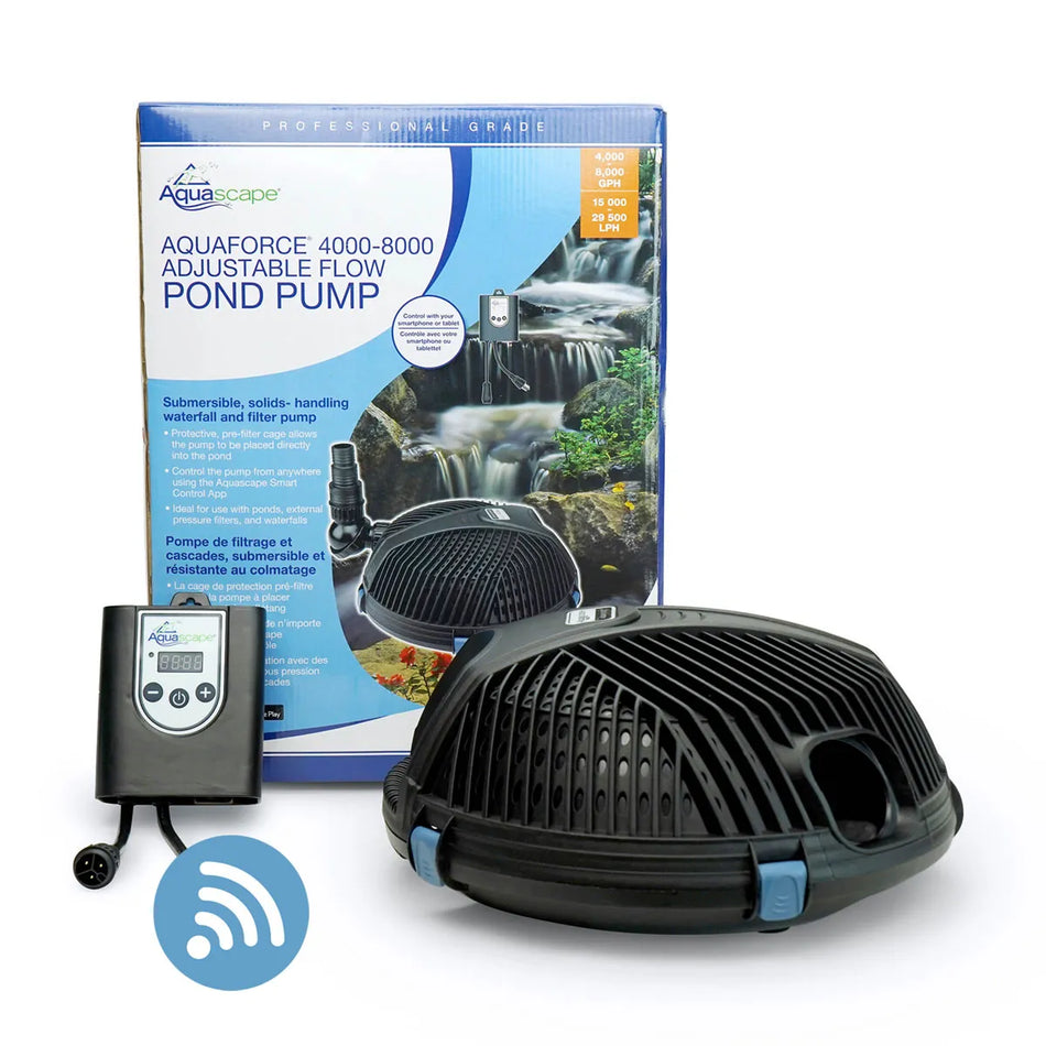 Aquascape AquaForce® 4000-8000 Adjustable Flow Solids-Handling Pond Pump