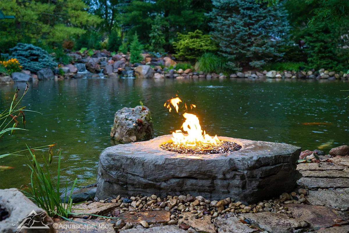Aquascape Faux Stone Fire Pit - Thumbnail 4