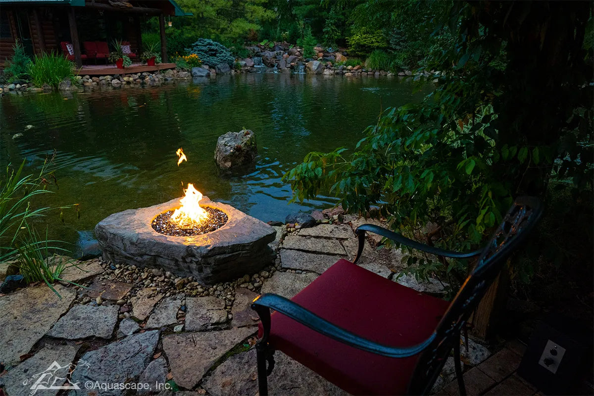 Aquascape Faux Stone Fire Pit - Thumbnail 5